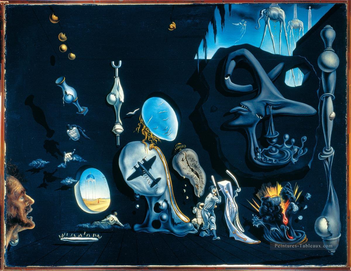 Mélancolie atomique Salvador Dali Peintures à l'huile